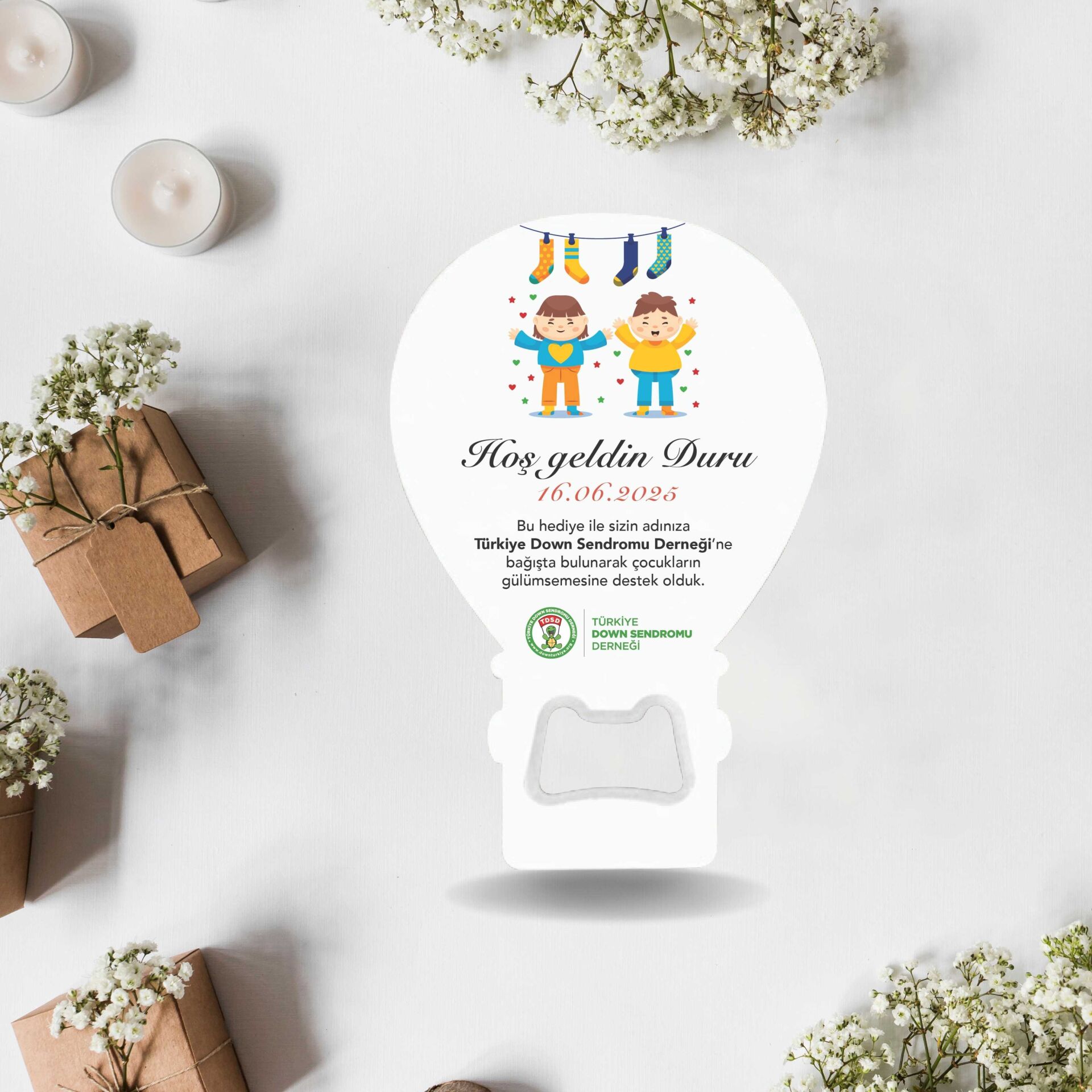 Balon Kapak Açacak Magnet, Hoş Geldin - ÇB2