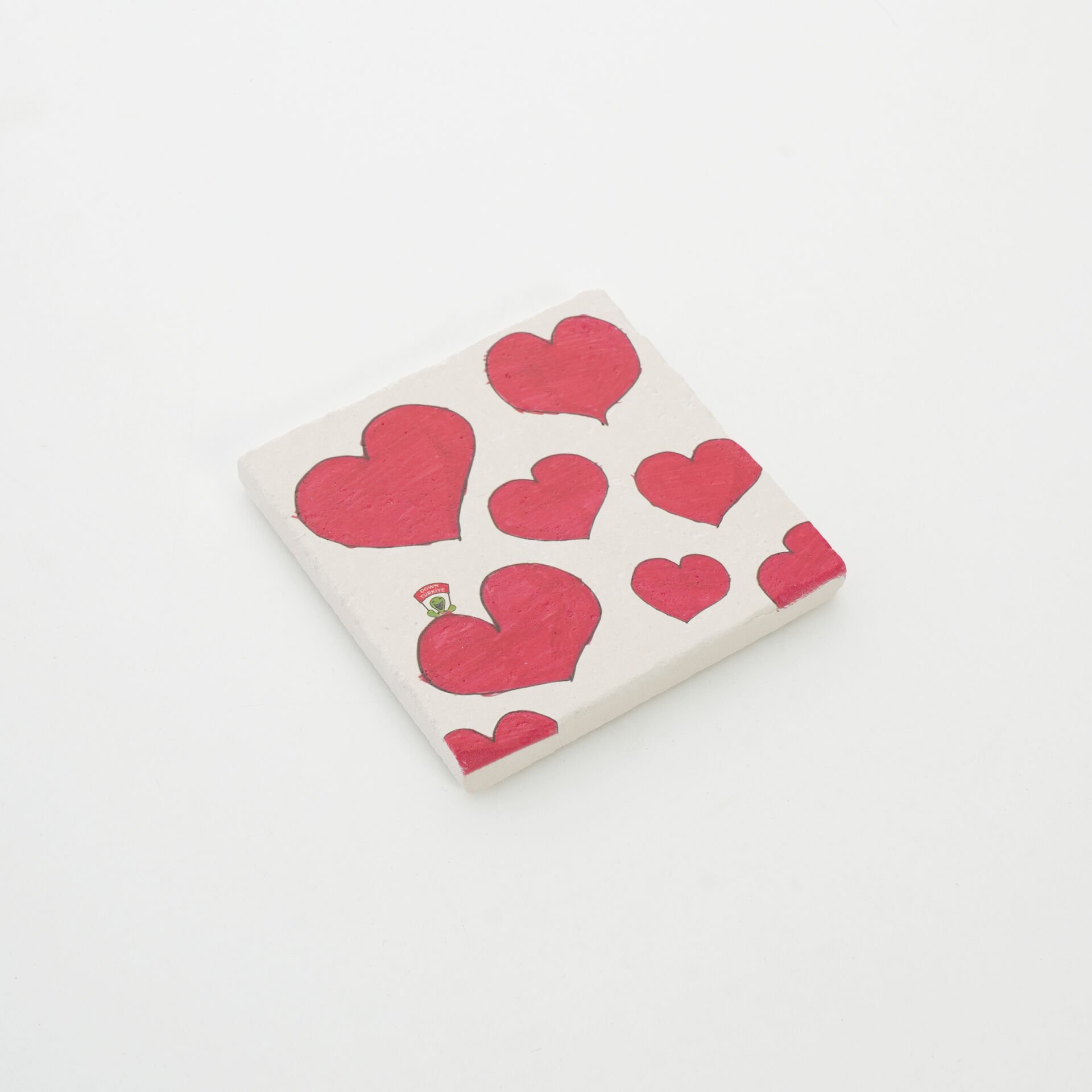 Kalp Figürlü - Bardak Altlığı