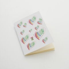 Gökkuşağı Kalp Figürlü Hediye Seti