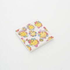 Gülen Yüz Çiçek Figürlü Hediye Seti